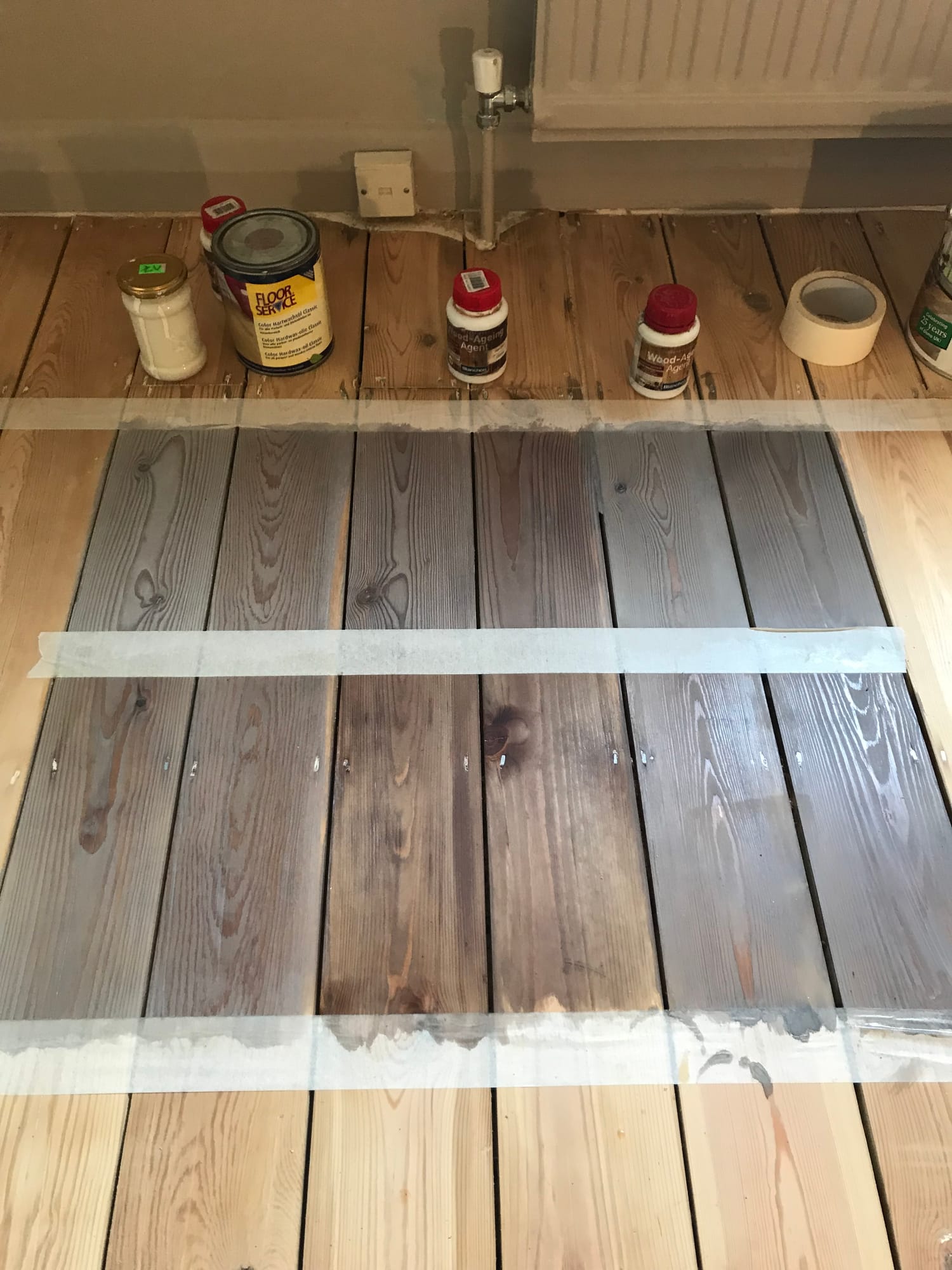 Floor sanding before and after, project 10, before