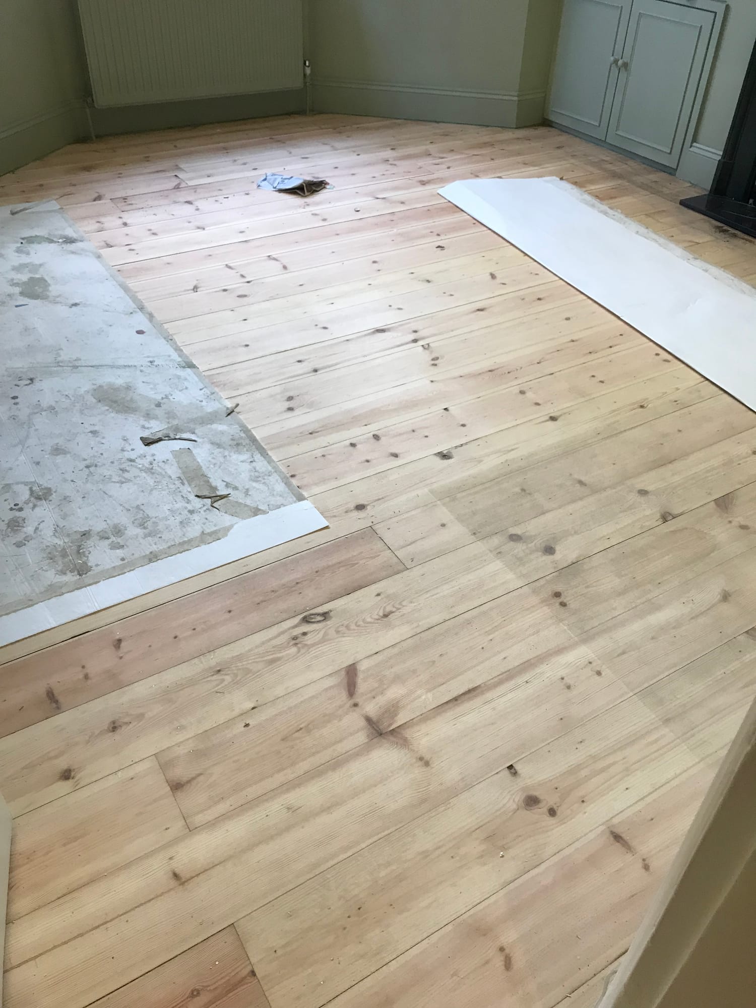 Floor sanding before and after, project 11, before