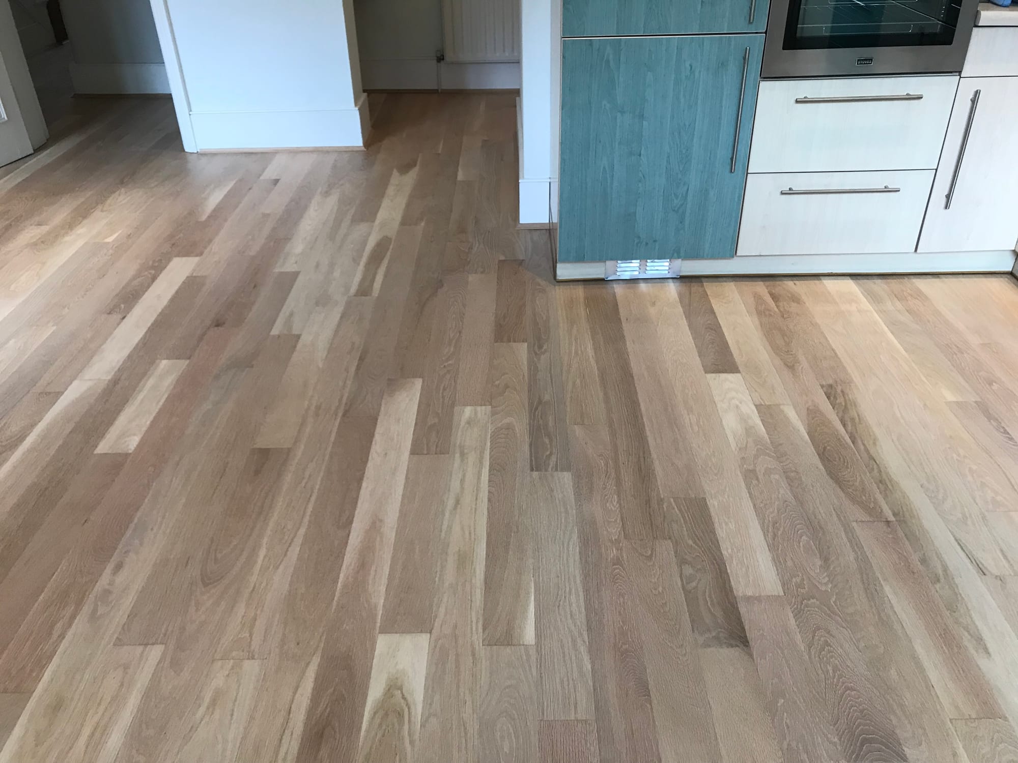 Floor sanding before and after, project 13, after