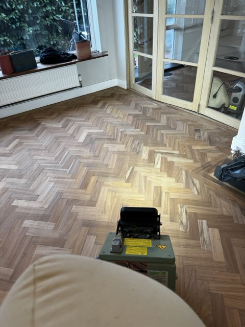 Floor sanding before and after, project 18, before