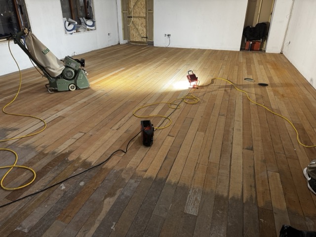 Floor sanding before and after, project 19, before