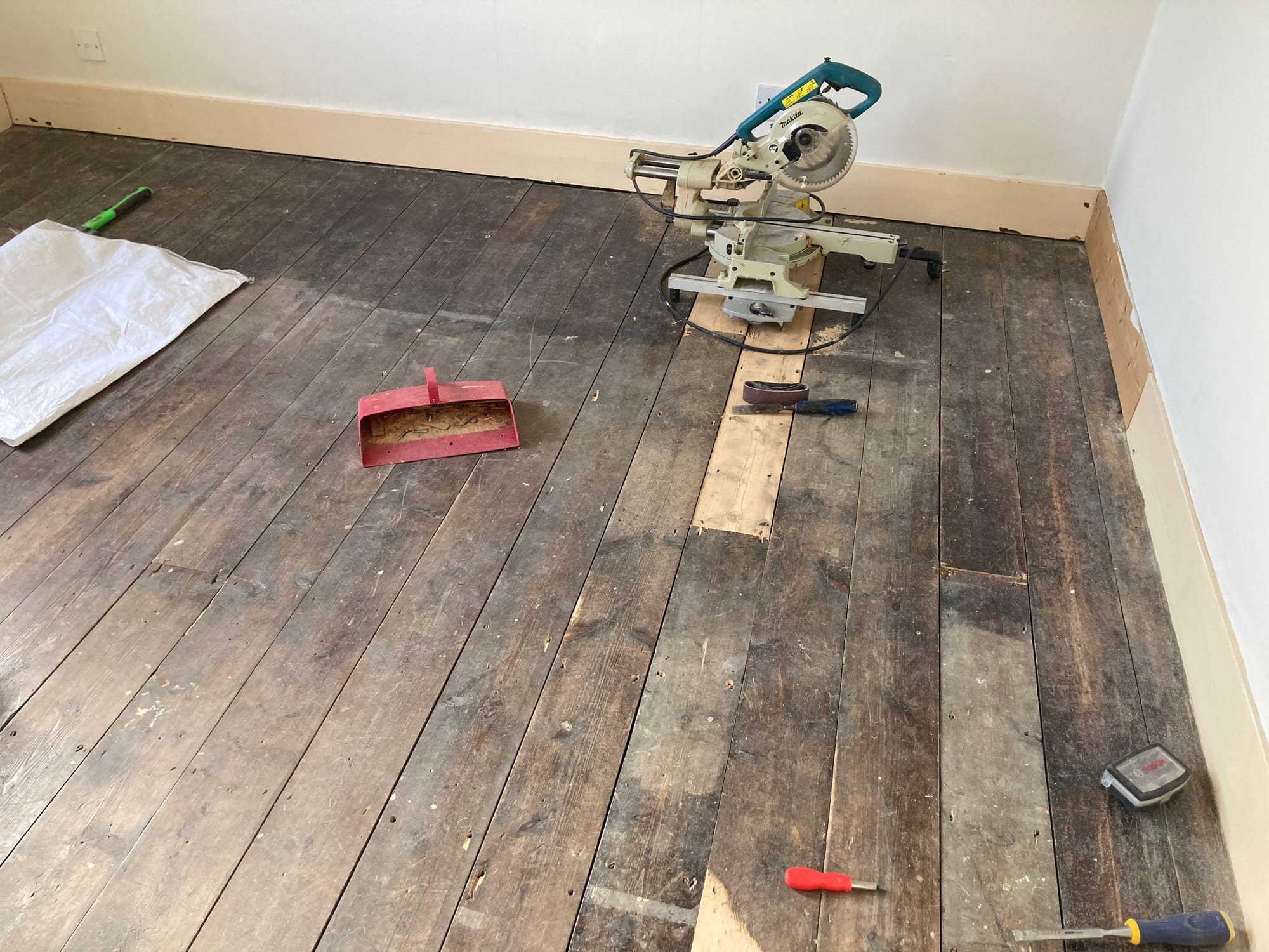 Floor sanding before and after, project 3, before