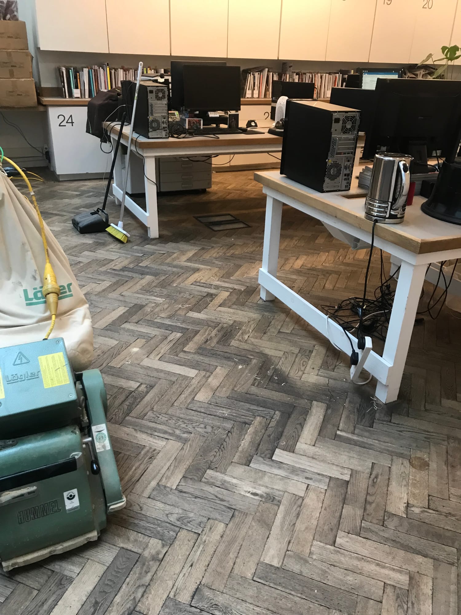 Floor sanding before and after, project 5, before