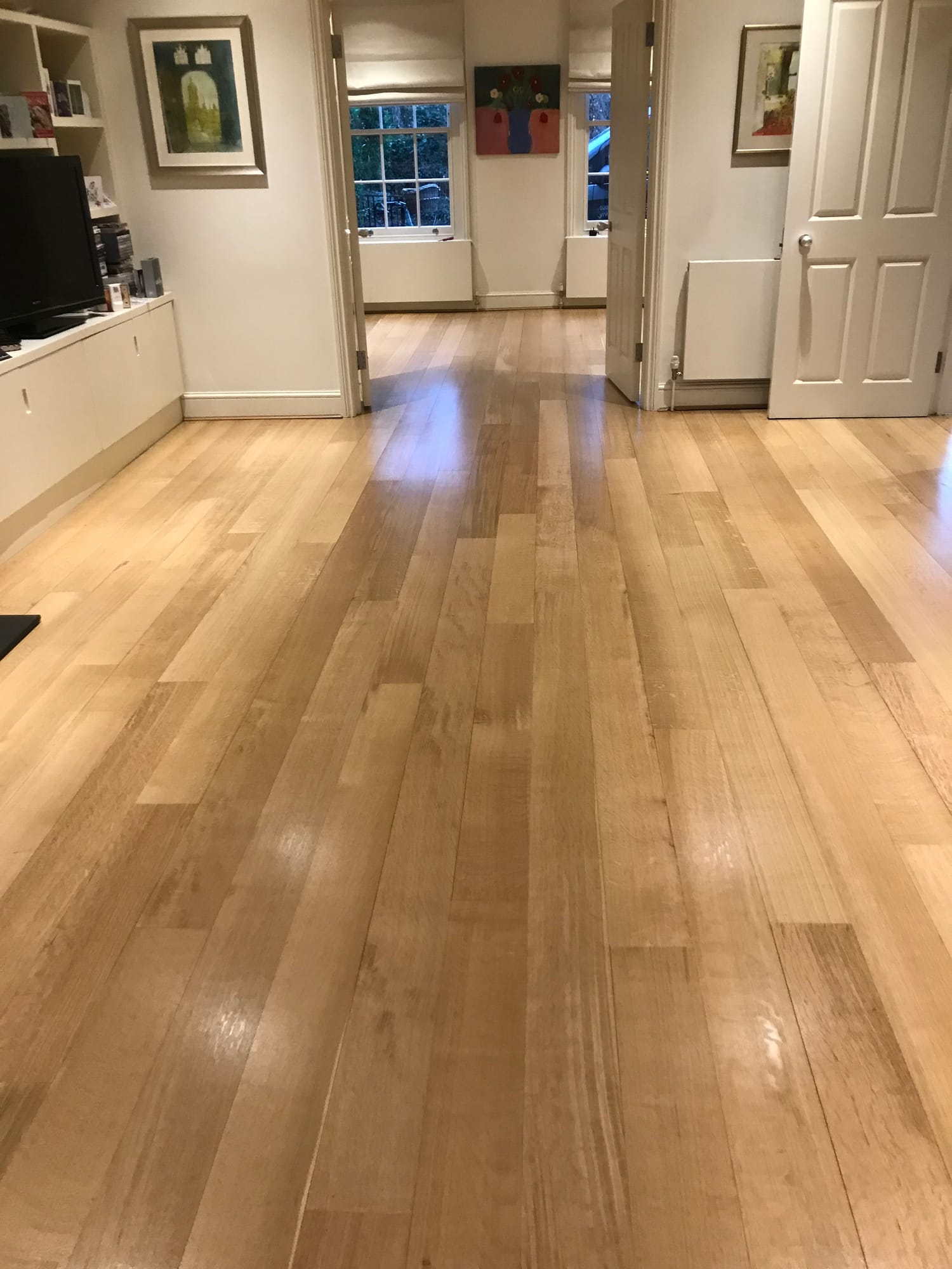 Floor sanding before and after, project 7, after