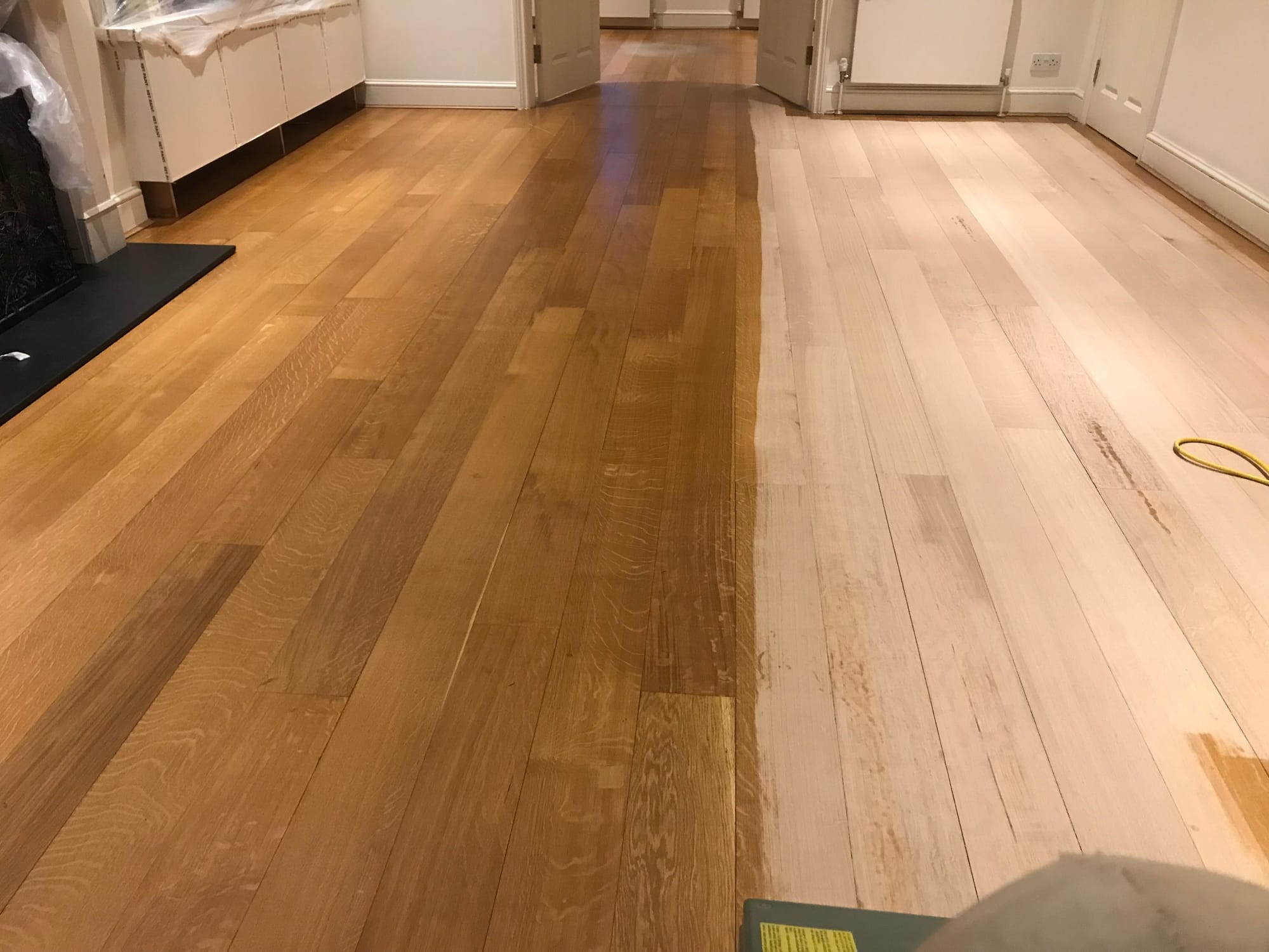 Floor sanding before and after, project 7, before