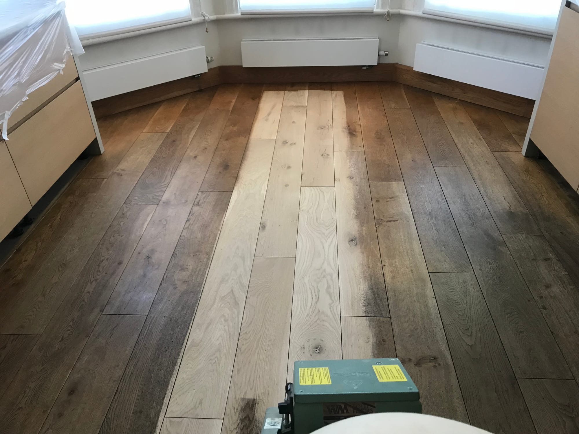 Floor sanding before and after, project 8, before